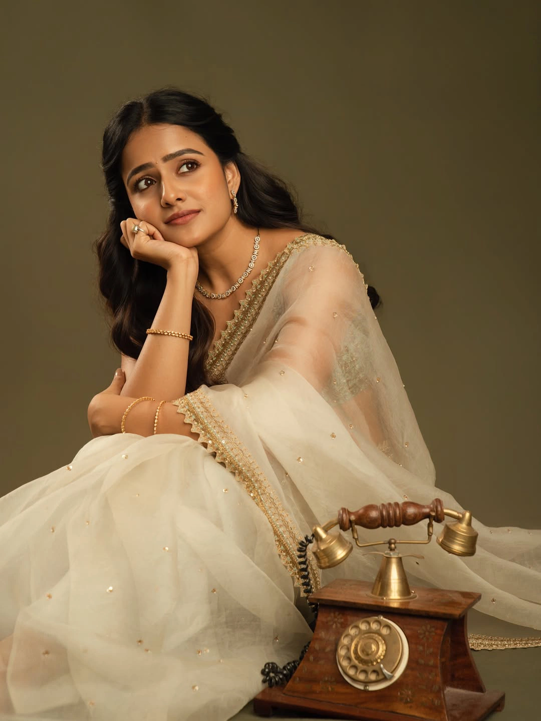 Vaishnavi Chaitanya Simple Looks in Saree
