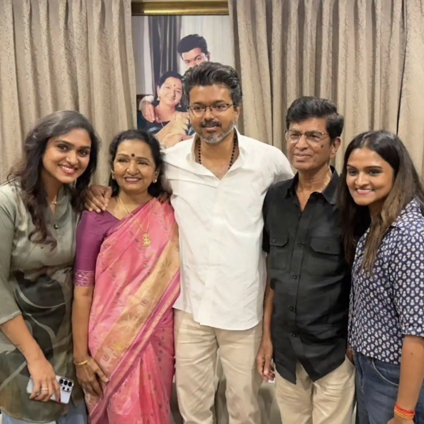 Vijay Enjoying with Family after Winning in Tamilnadu Elections