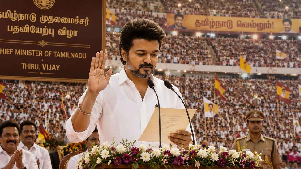 TN Governor – TVK Vijay: విజయ్ అనే నేను.. సీఎంగా ప్రమాణ స్వీకారం చేయనున్న టీవీకే చీఫ్..