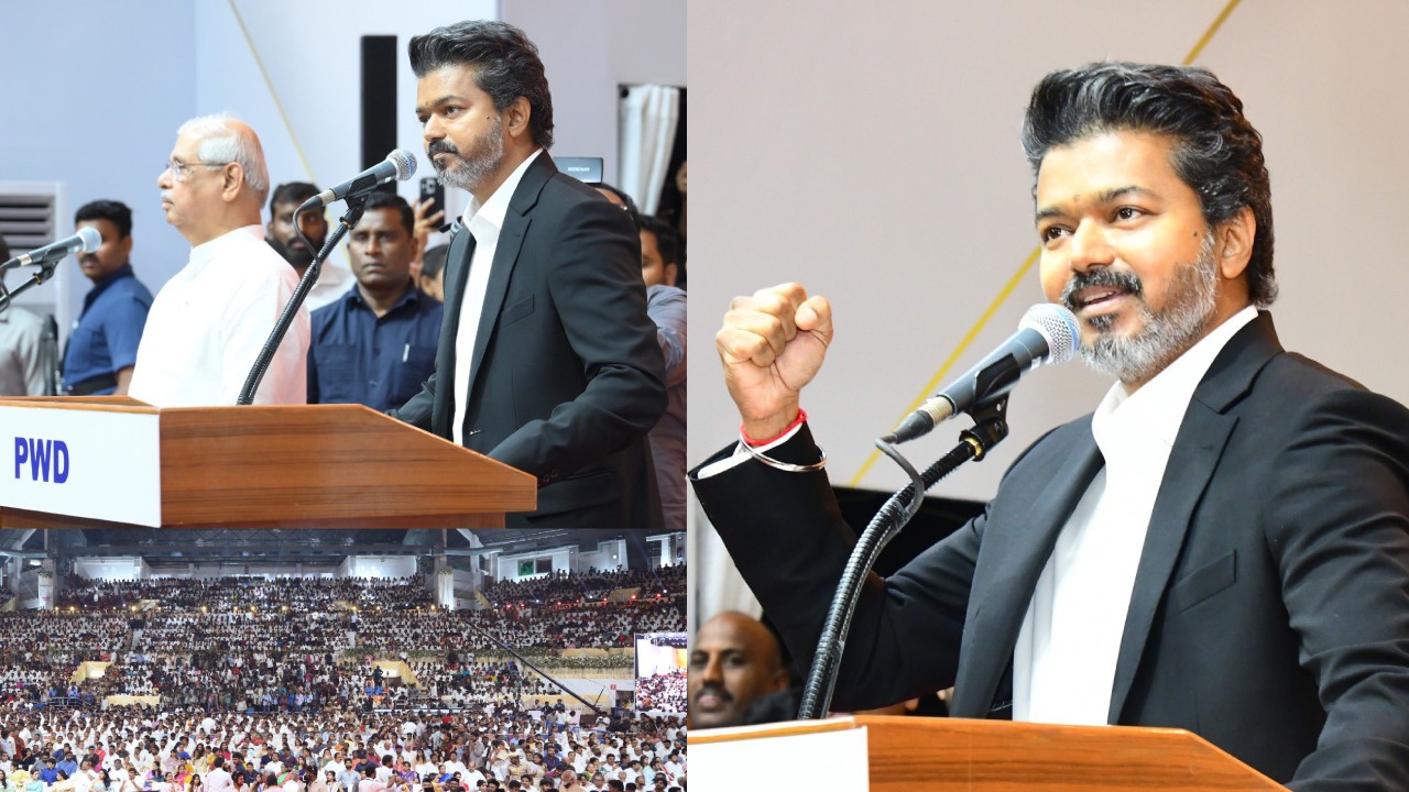 Vijay : తమిళనాడు సీఎంగా విజయ్ ప్రమాణ స్వీకారం.. ఫొటోలు..