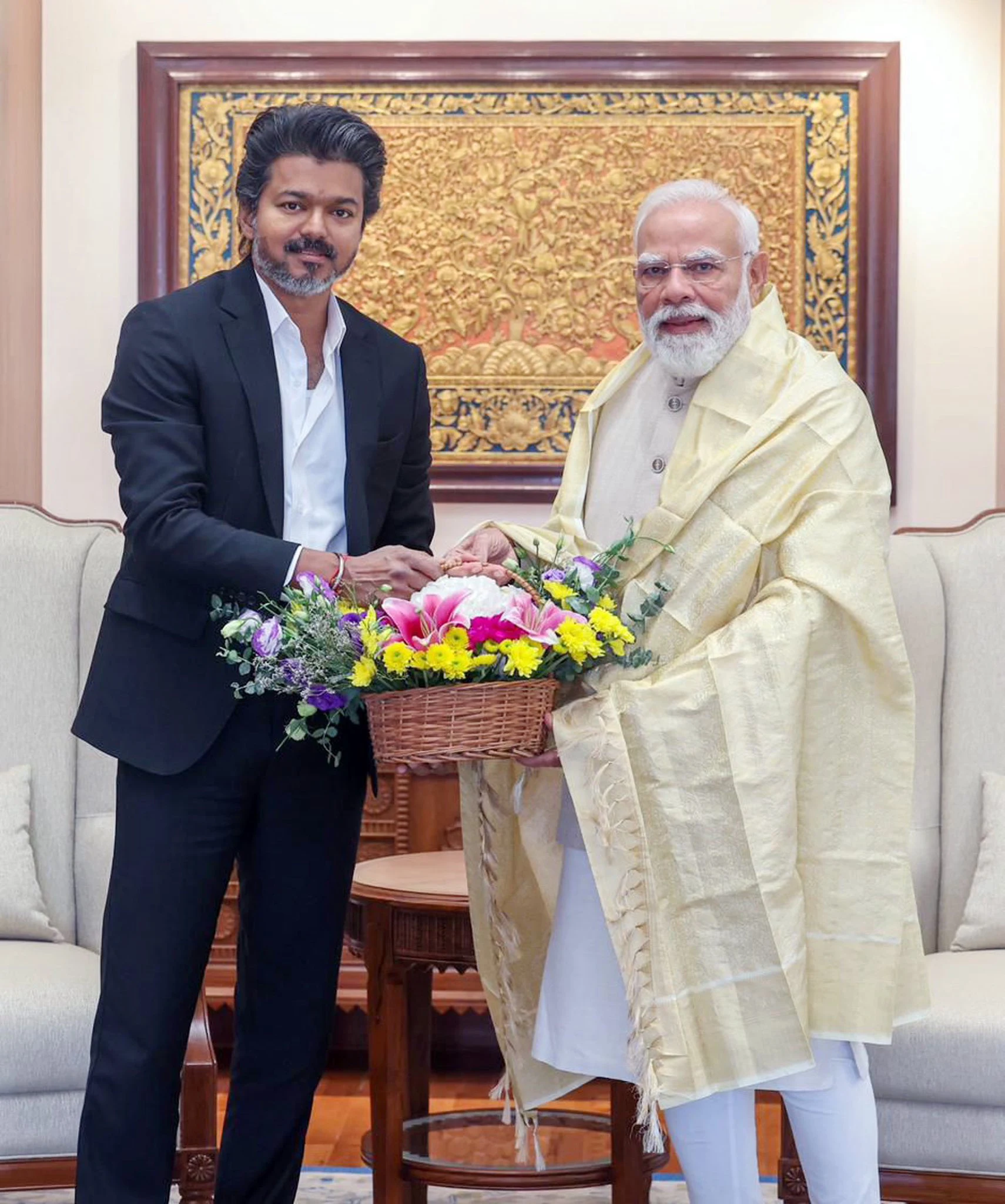 Vijay Meets Narendra Modi