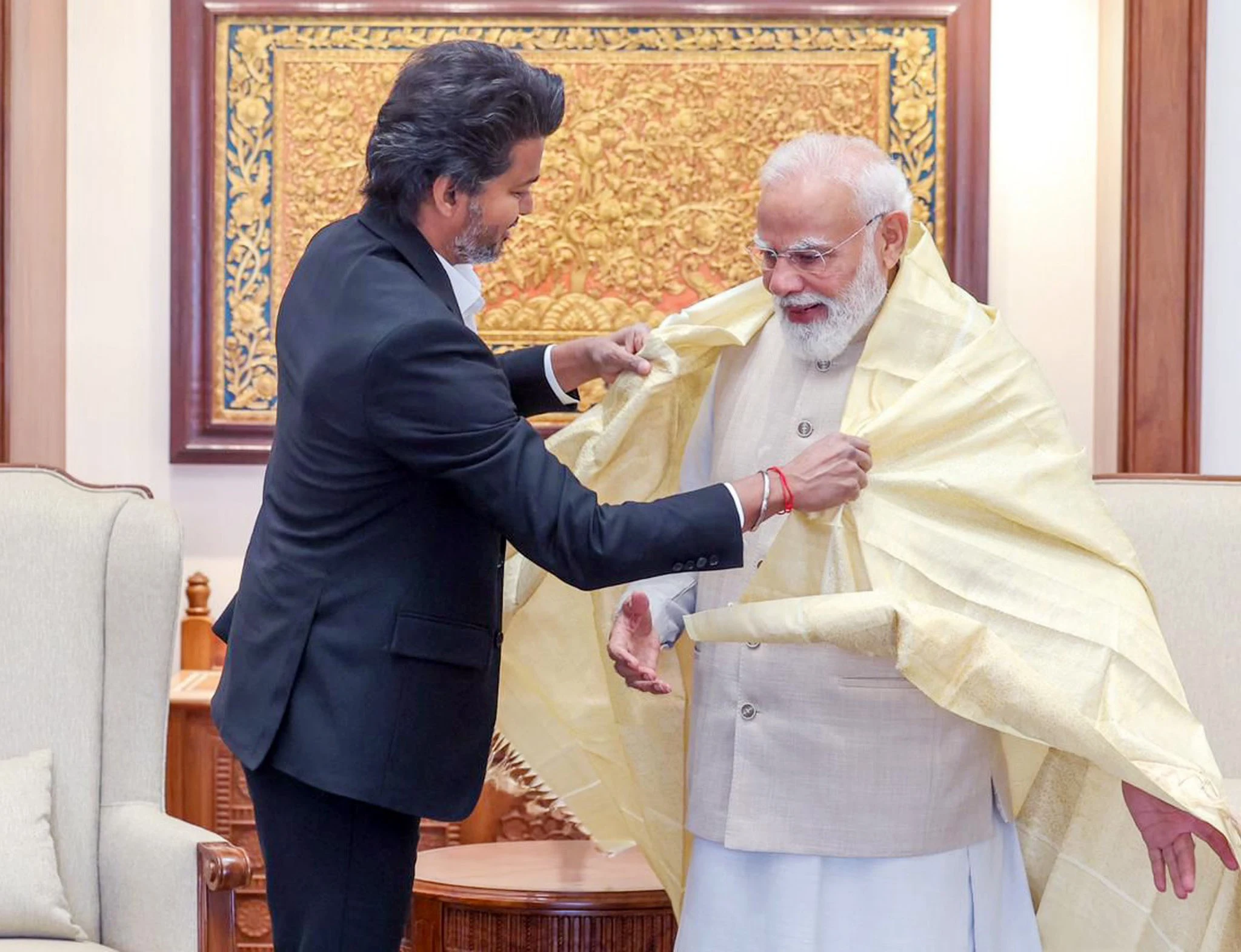Vijay Meets Narendra Modi