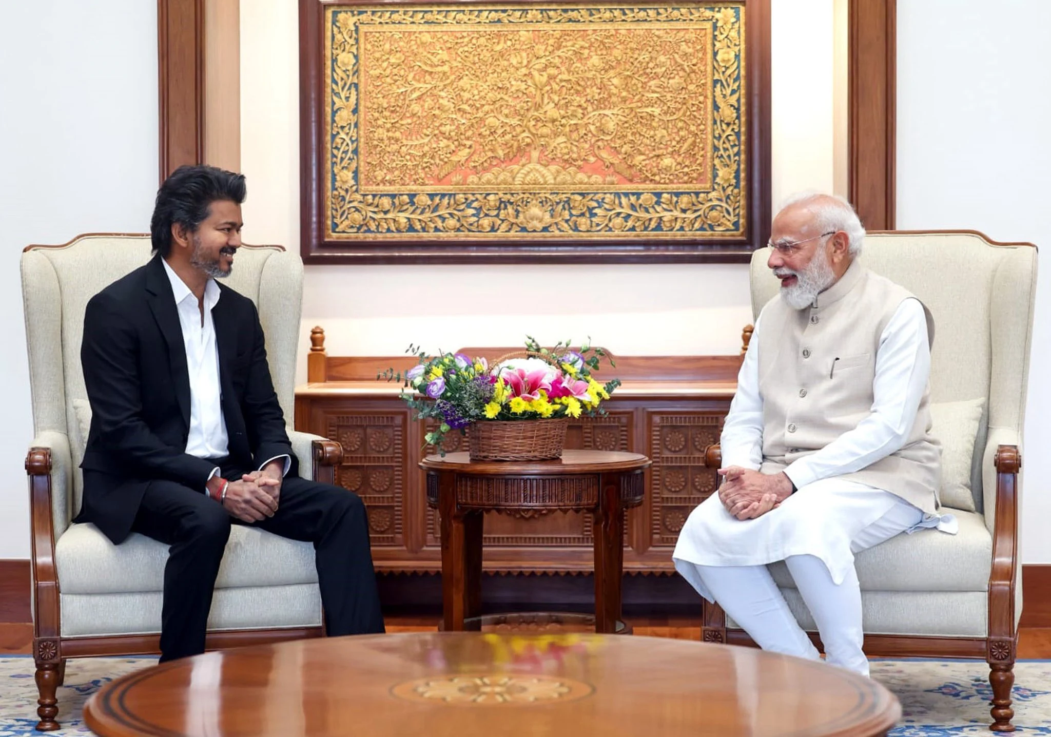 Vijay Meets Narendra Modi
