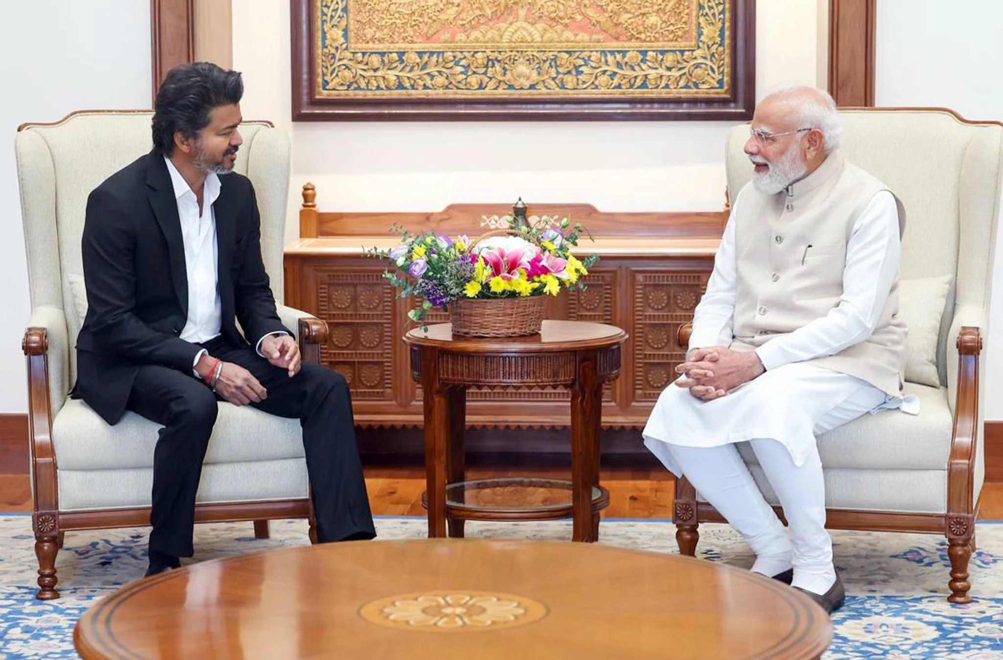 Vijay Meets Narendra Modi