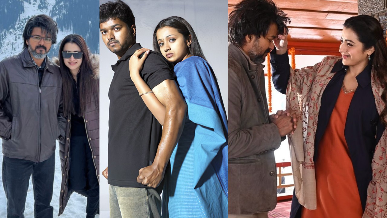 Vijay Trisha : సీఎం కాబోతున్న విజయ్.. ట్రెండింగ్ లో త్రిష.. విజయ్ – త్రిష ఫొటోలు వైరల్..