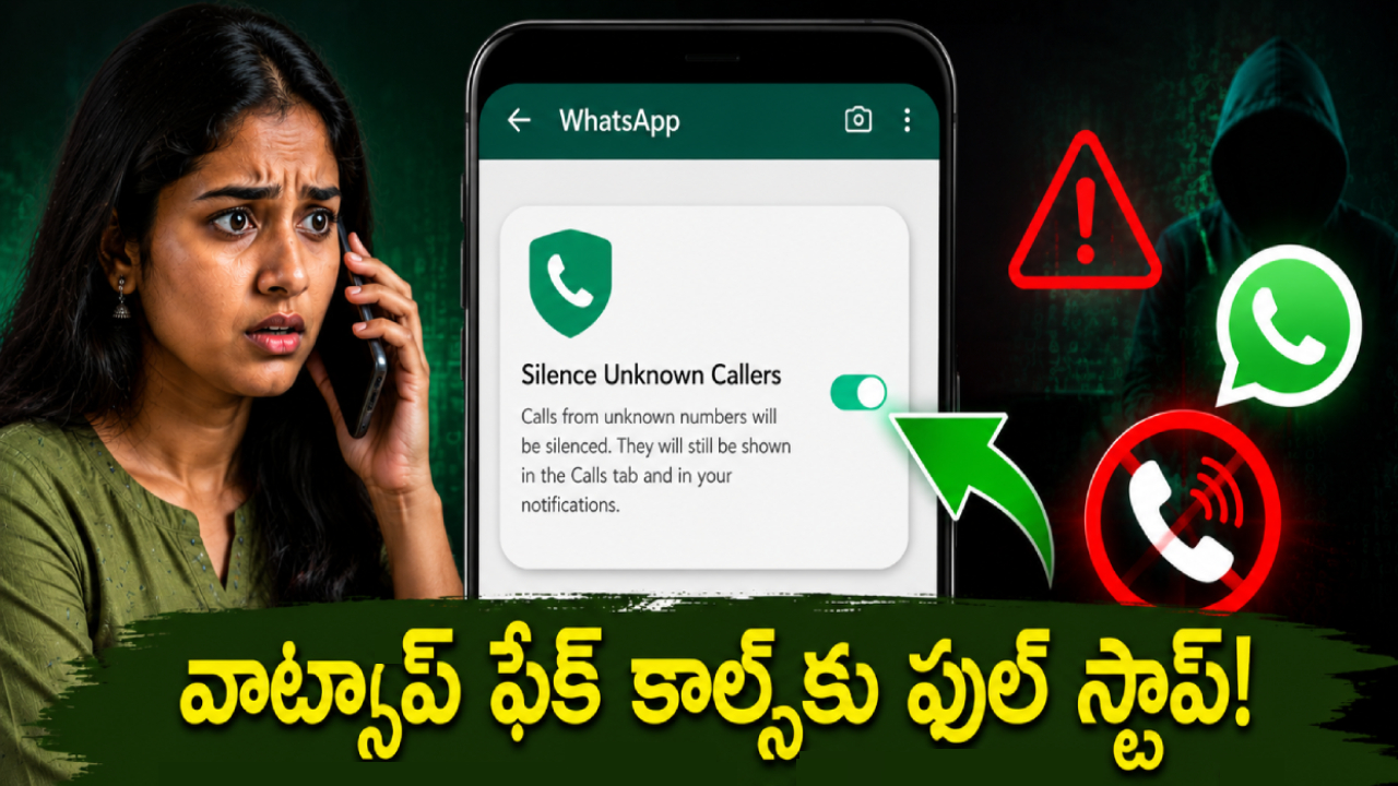 Whatsapp Spam Calls : వాట్సాప్ ఫేక్ కాల్స్‌కు ఇక ఫుల్ స్టాప్! ఈ ఒక్క సెట్టింగ్ ఆన్ చేస్తే చాలు!