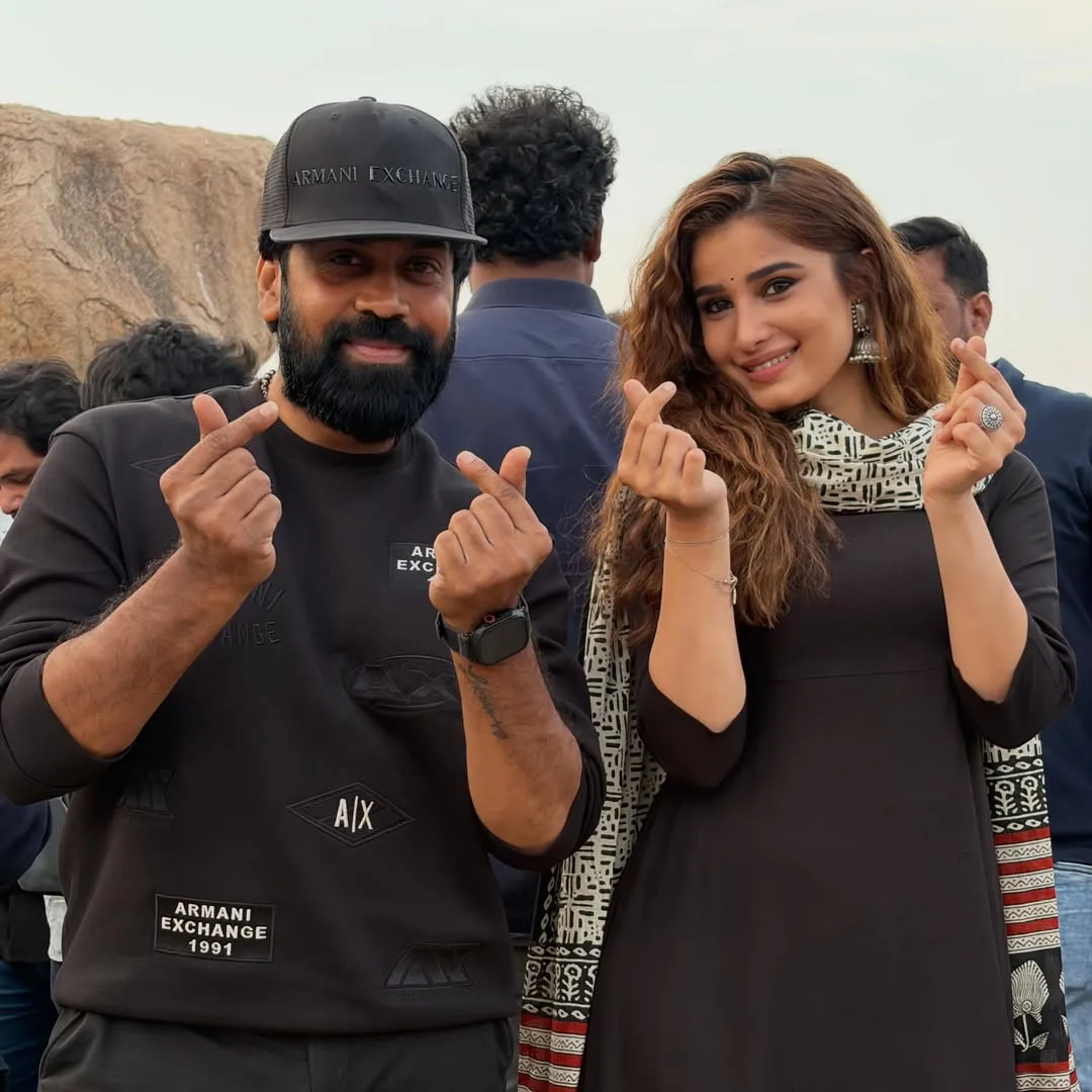choreographer aata sandeep shared srinivasa mangapuram song making photos