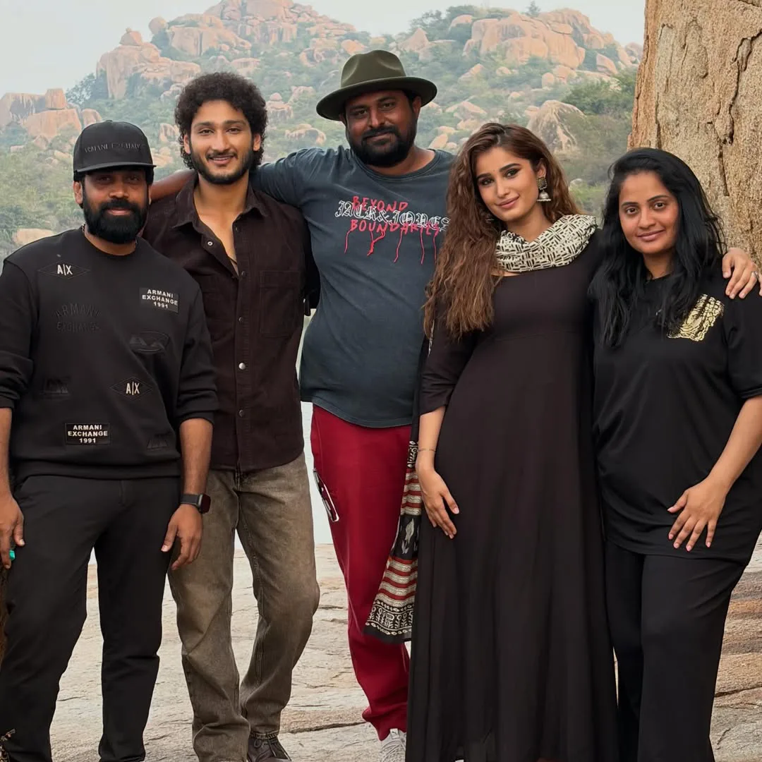 choreographer aata sandeep shared srinivasa mangapuram song making photos