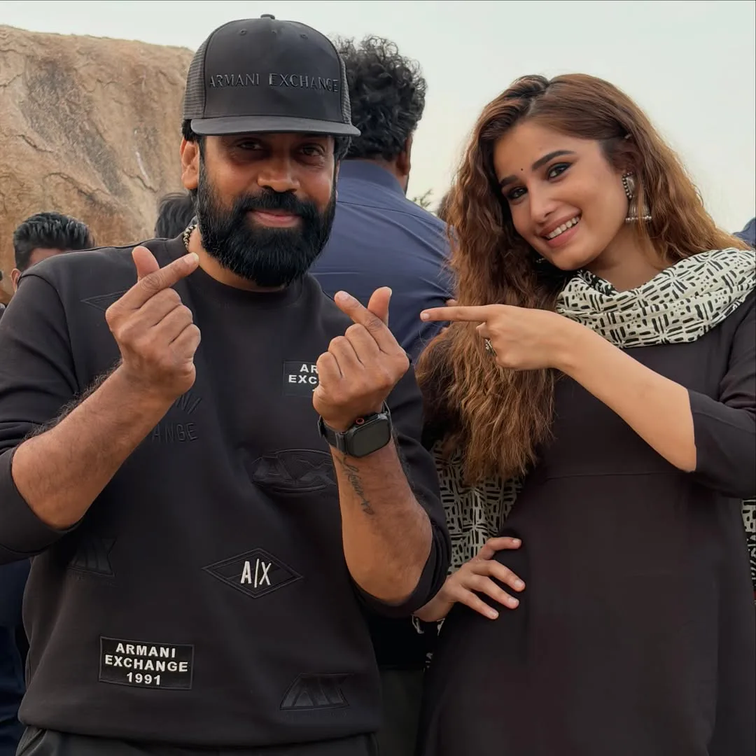 choreographer aata sandeep shared srinivasa mangapuram song making photos