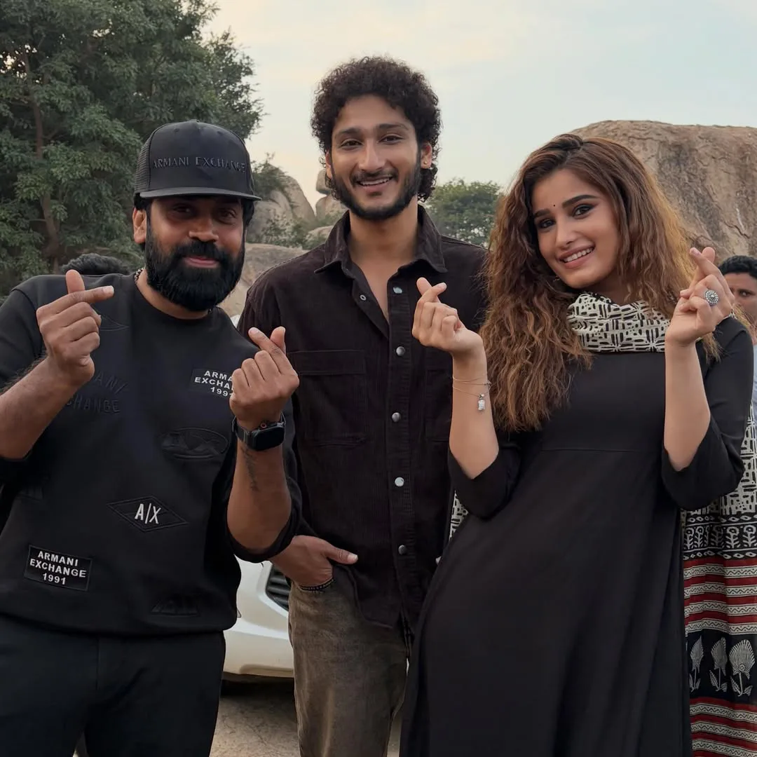 choreographer aata sandeep shared srinivasa mangapuram song making photos