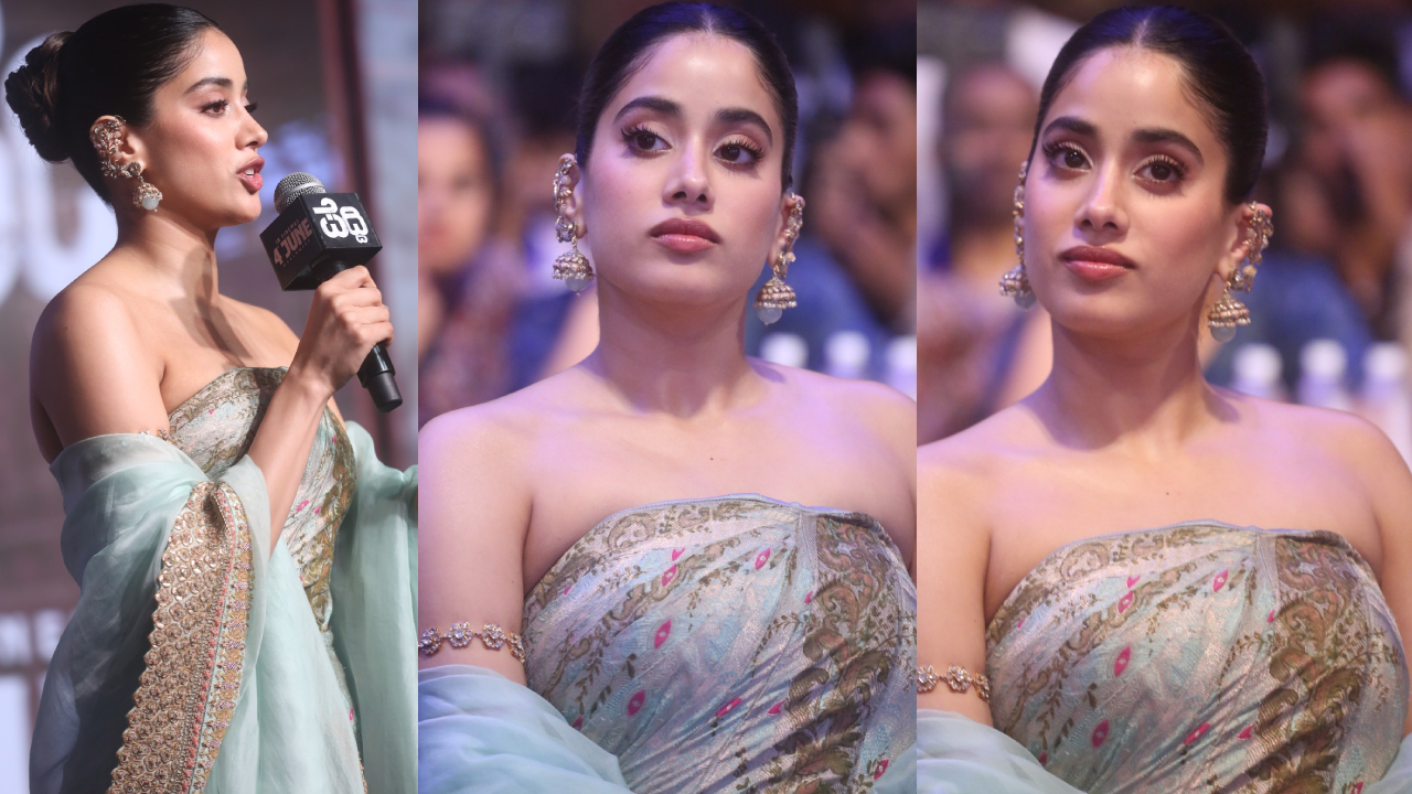 Janhvi Kapoor: ‘పెద్ది’ ఈవెంట్‌లో మెరిసిన జాన్వీ కపూర్.. స్టన్నింగ్ లుక్స్‌తో స్టేజ్ షేక్.. ఫొటోలు
