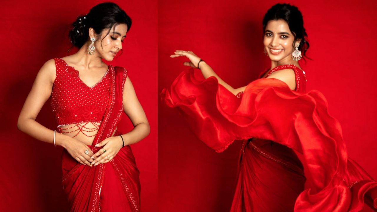 Shivani Nagaram: చీరకట్టులో ‘లిటిల్ హార్ట్స్’ బ్యూటీ.. శివాని నగరం గ్లామర్‌కు ఫ్యాన్స్ ఫిదా