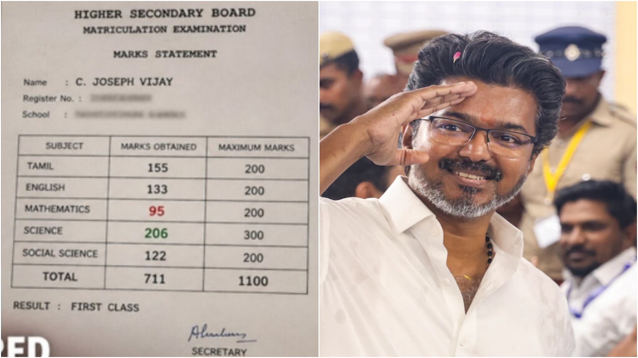 Vijay class 10th marksheet