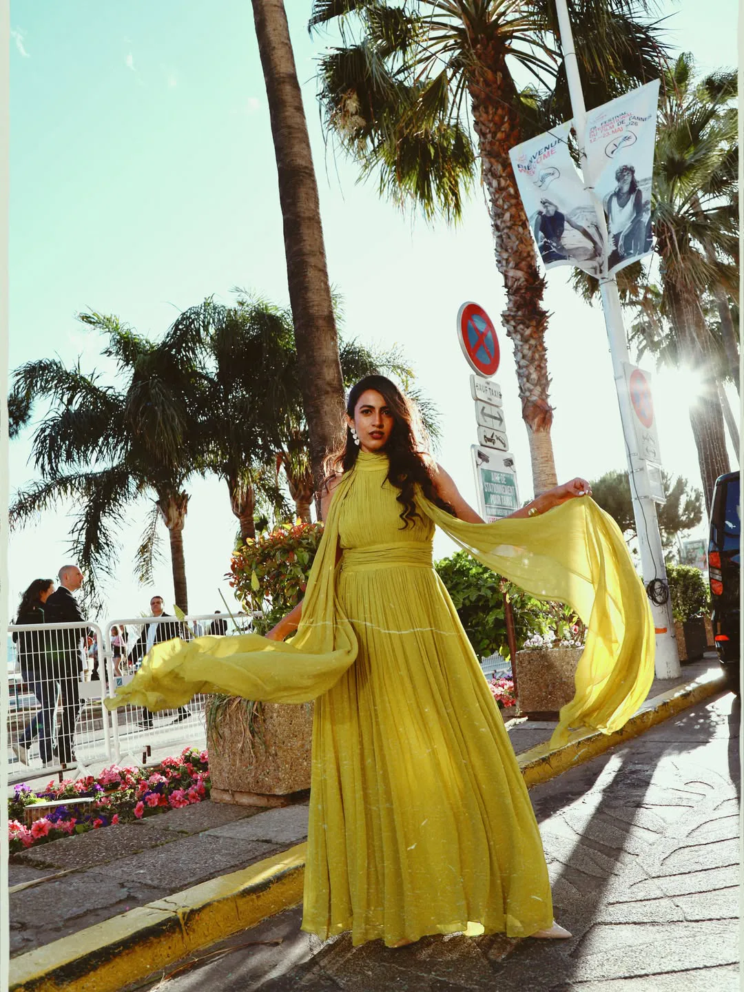 mega daughter niharika konidela stunning looks in green dress