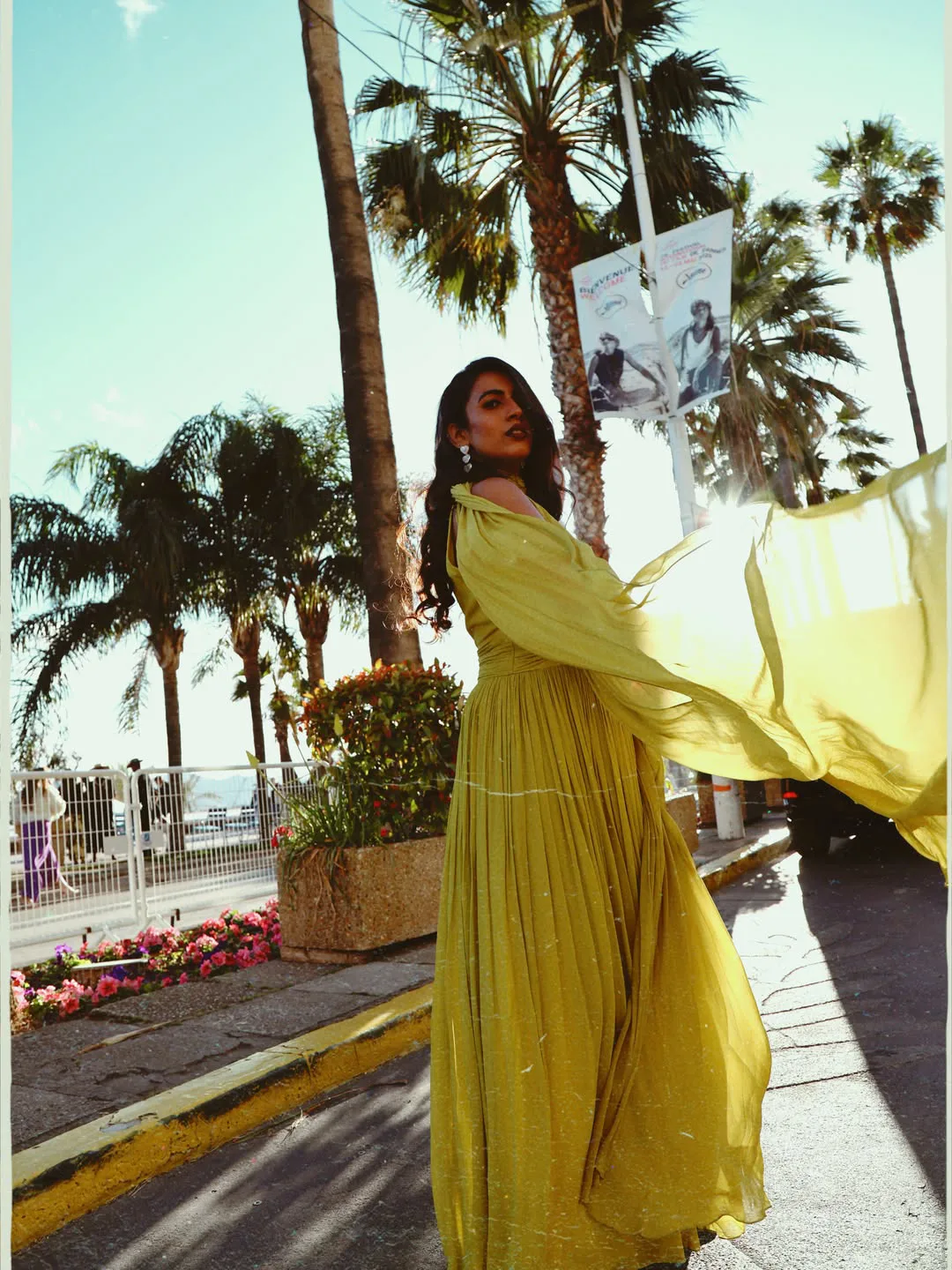 mega daughter niharika konidela stunning looks in green dress