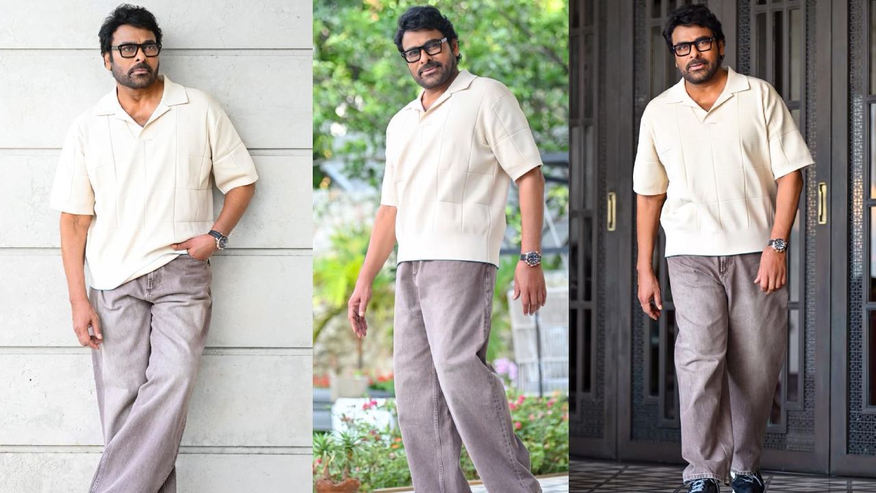 Chiranjeevi: మెగాస్టార్ స్టైలీష్ మేకోవర్.. క్రేజీ లుక్ లో అదరగొడుతున్న చిరు.. ఫొటోలు