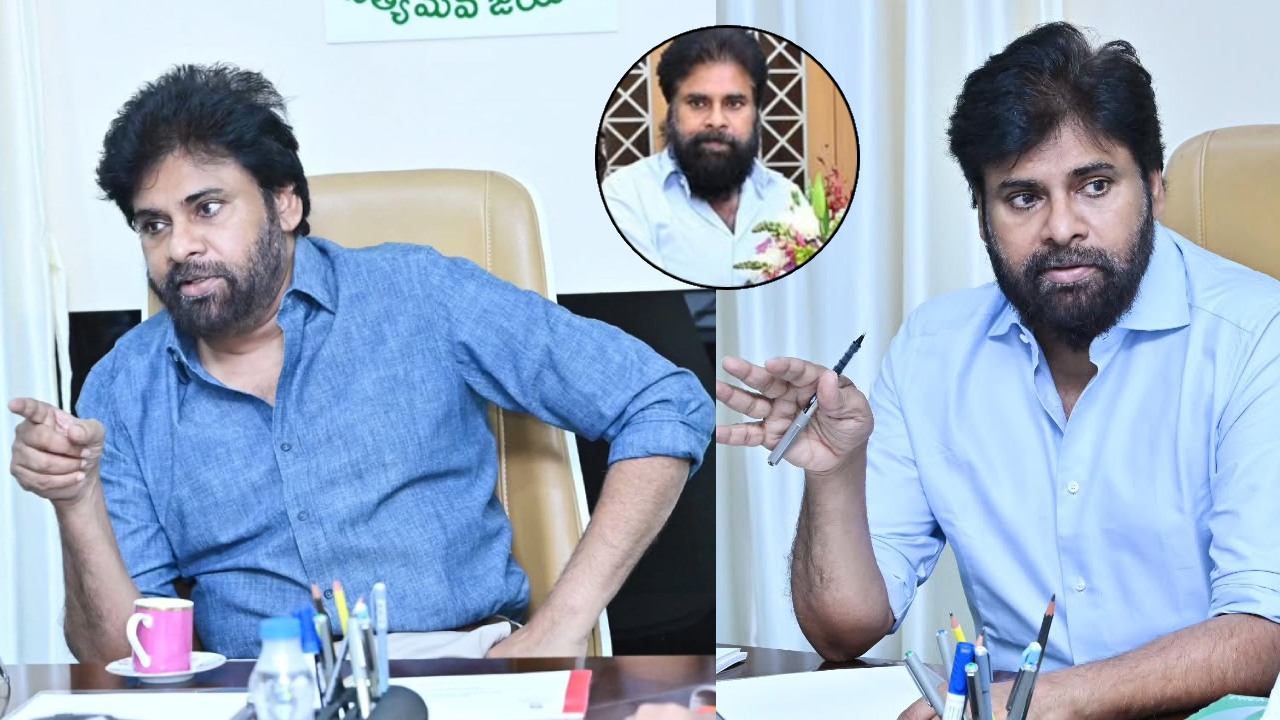 Pawan Kalyan : శస్త్ర చికిత్స తర్వాత పవన్ కళ్యాణ్ కొత్త లుక్.. గడ్డం తీసేసి.. ఫొటోలు..