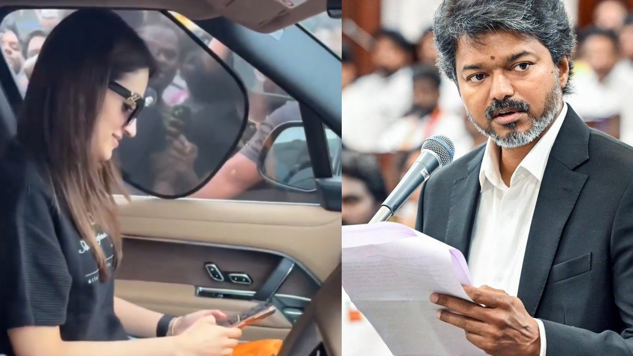 Trisha : విజయ్‌ని అడిగానని చెప్పండి అన్న అభిమాని.. త్రిష రియాక్షన్ వైరల్..