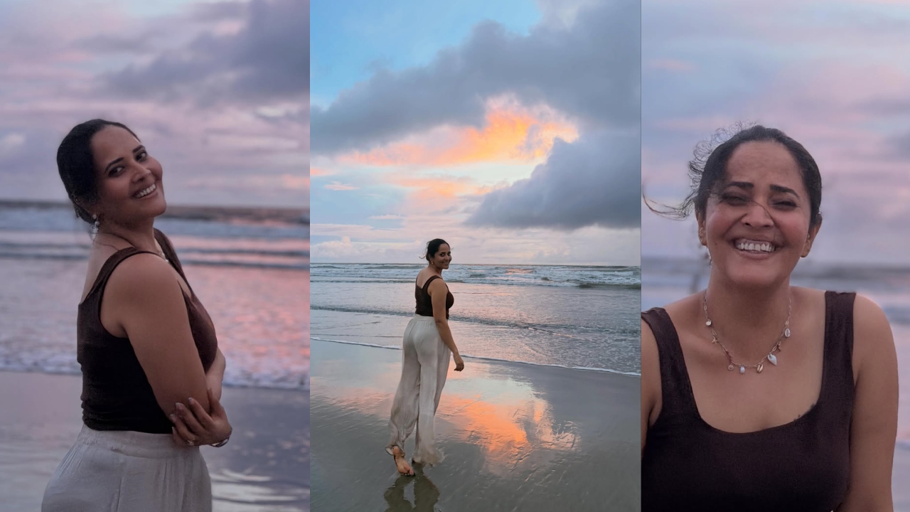 Anasuya Bharadwaj : సాయం సంధ్య వేళ‌.. ప్ర‌కృతి సౌంద‌ర్యాల మ‌ధ్య‌లో అన‌సూయ‌.. ఫోటోలు వైర‌ల్‌