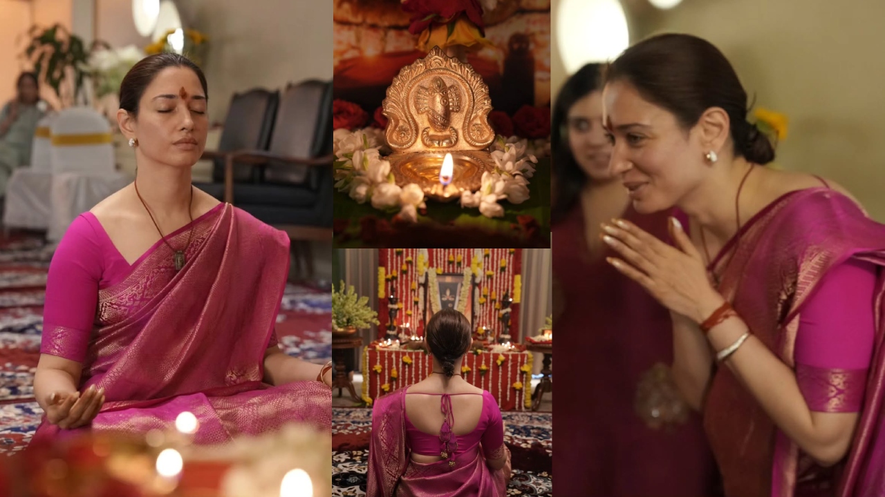 Tamannaah Bhatia : తమ‌న్నా ఇంట్లో లింగ భైరవి దేవి పుణ్య పూజ.. ఫోటోలు వైర‌ల్‌