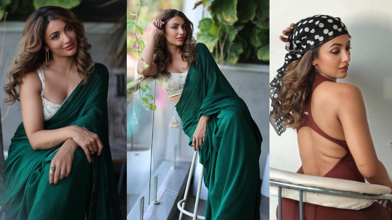 Tejaswi Madivada : చీర‌లో అలా.. డ్రెస్‌లో ఇలా.. త‌గ్గేదేలే అంటున్న తెలుగు అందం తేజ‌స్వి..