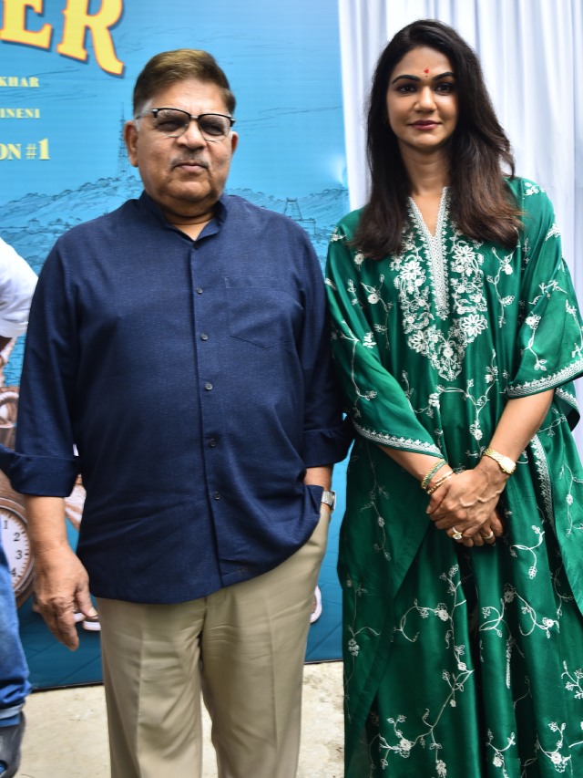 Allu Sneha Reddy Allu Aravind Appearance in Movie Opening Ceremony