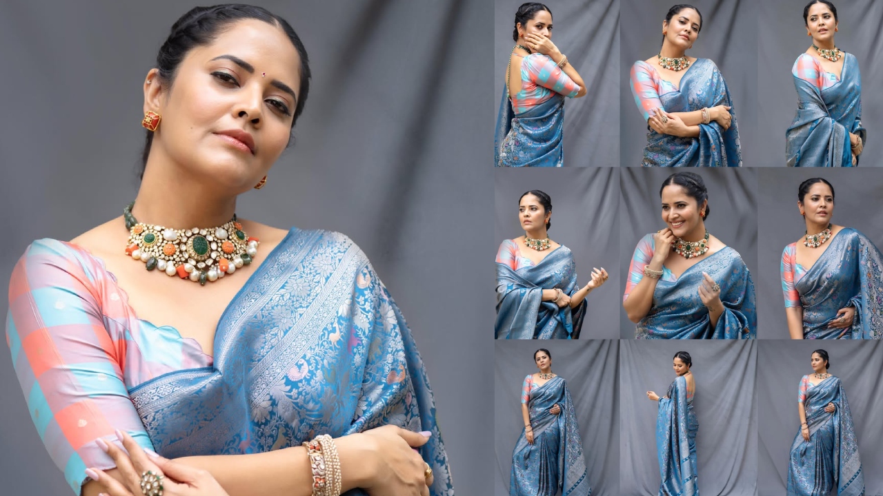 Anchor Anasuya : చీర‌క‌ట్టులో క్యూట్‌గా అన‌సూయ‌.. ఫోటోలు వైర‌ల్‌..