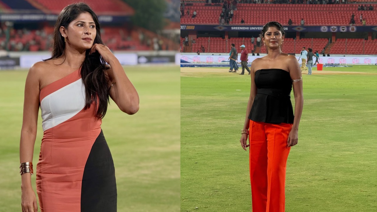 Anchor Neha Chowdary : చాన్నాళ్లకు మళ్ళీ క్రికెట్ గ్రౌండ్ లోకి అడుగుపెట్టిన యాంకర్ నేహా చౌదరి.. ఫొటోలు..