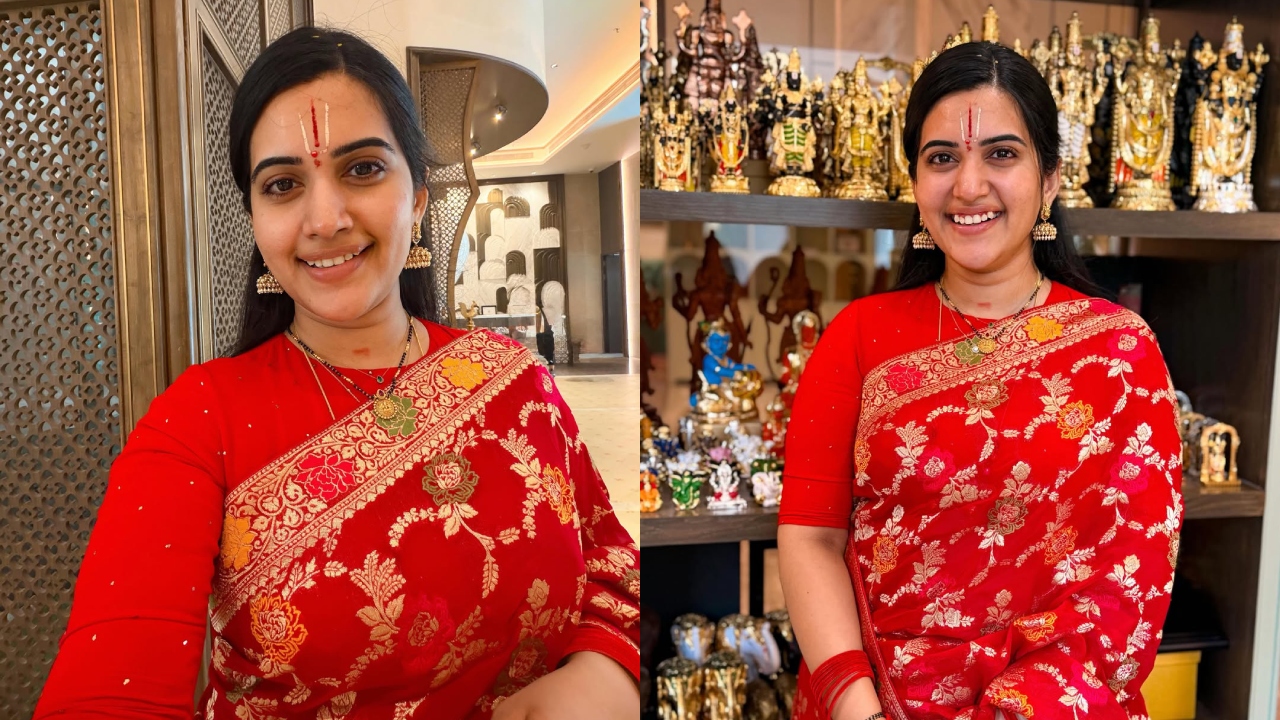 Sravanthi Chokarapu : తిరుమ‌ల శ్రీవారిని ద‌ర్శించుకున్నయాంక‌ర్ స్ర‌వంతి.. ఫోటోలు