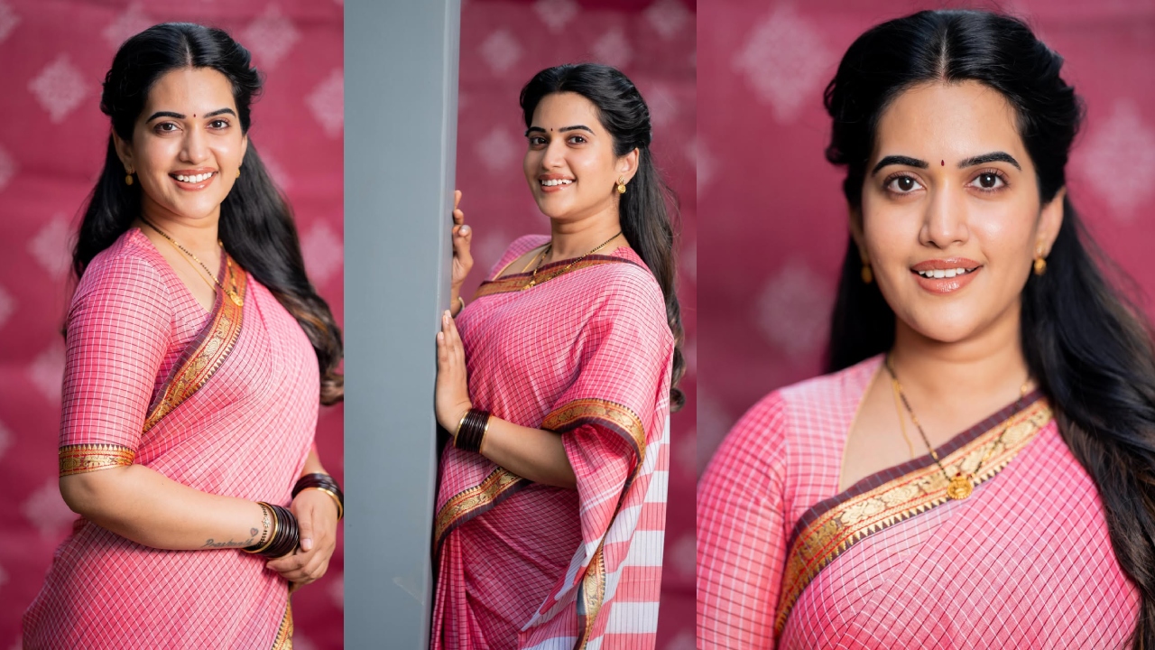 Anchor Sravanthi : చీర‌క‌ట్టులో ముద్దుగా యాంక‌ర్ స్రవంతి.. వింటేజ్ లుక్‌లో క్యూట్ ఫోటోలు..