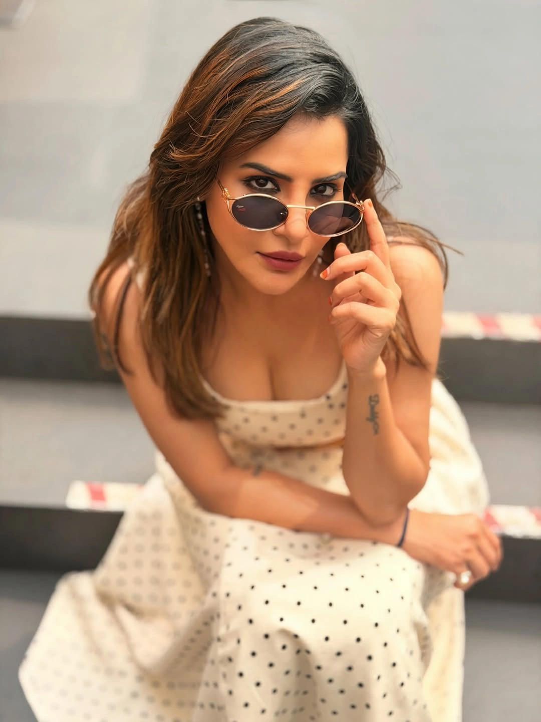 Ashu Reddy Stunning Looks in Long Frock