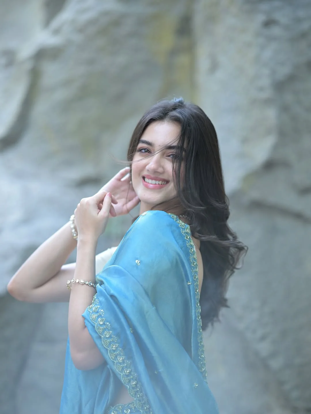 Bhagyashri Borse Stunning Looks in Saree