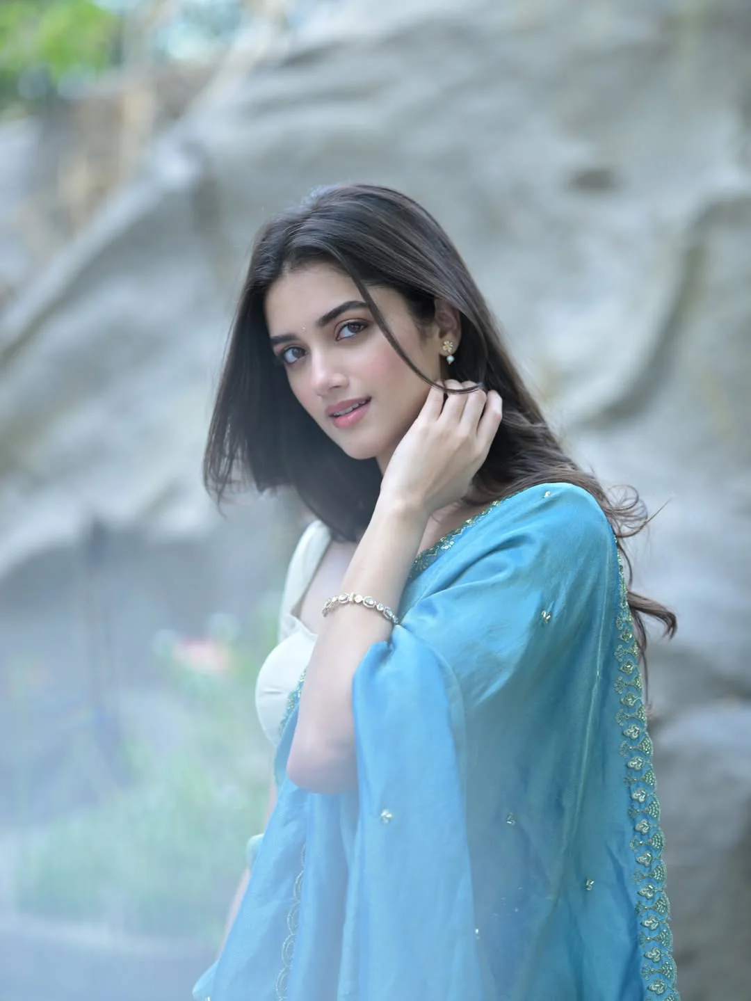 Bhagyashri Borse Stunning Looks in Saree