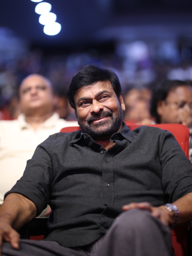 Chiranjeevi Ram Charan Mega Moments in Peddi Block Buster Event