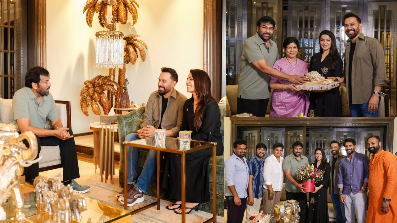 Chiranjeevi : సమంతకు ఊహించని గిఫ్ట్ ఇచ్చిన చిరంజీవి దంపతులు.. మెగా బంగారం మూమెంట్‌.. ఫోటోలు వైర‌ల్‌..