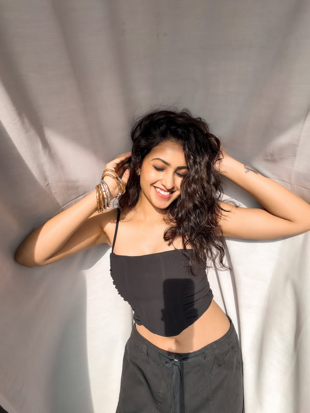 Deepika Pilli Sizzling Looks in Black Dress