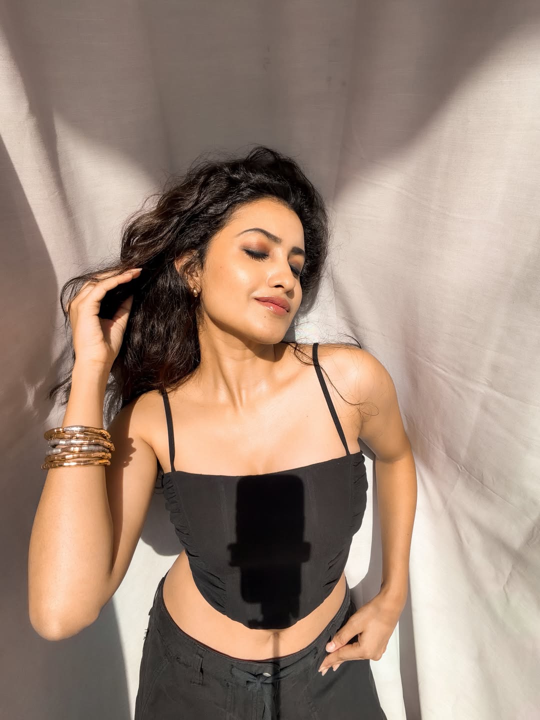 Deepika Pilli Sizzling Looks in Black Dress