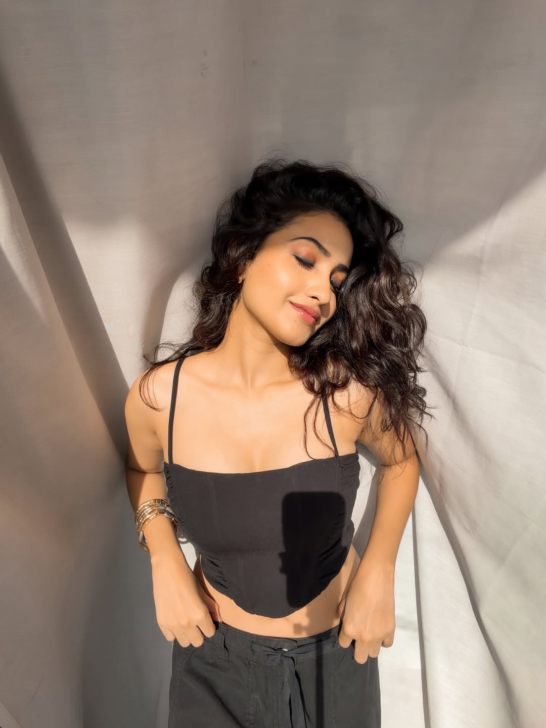 Deepika Pilli Sizzling Looks in Black Dress