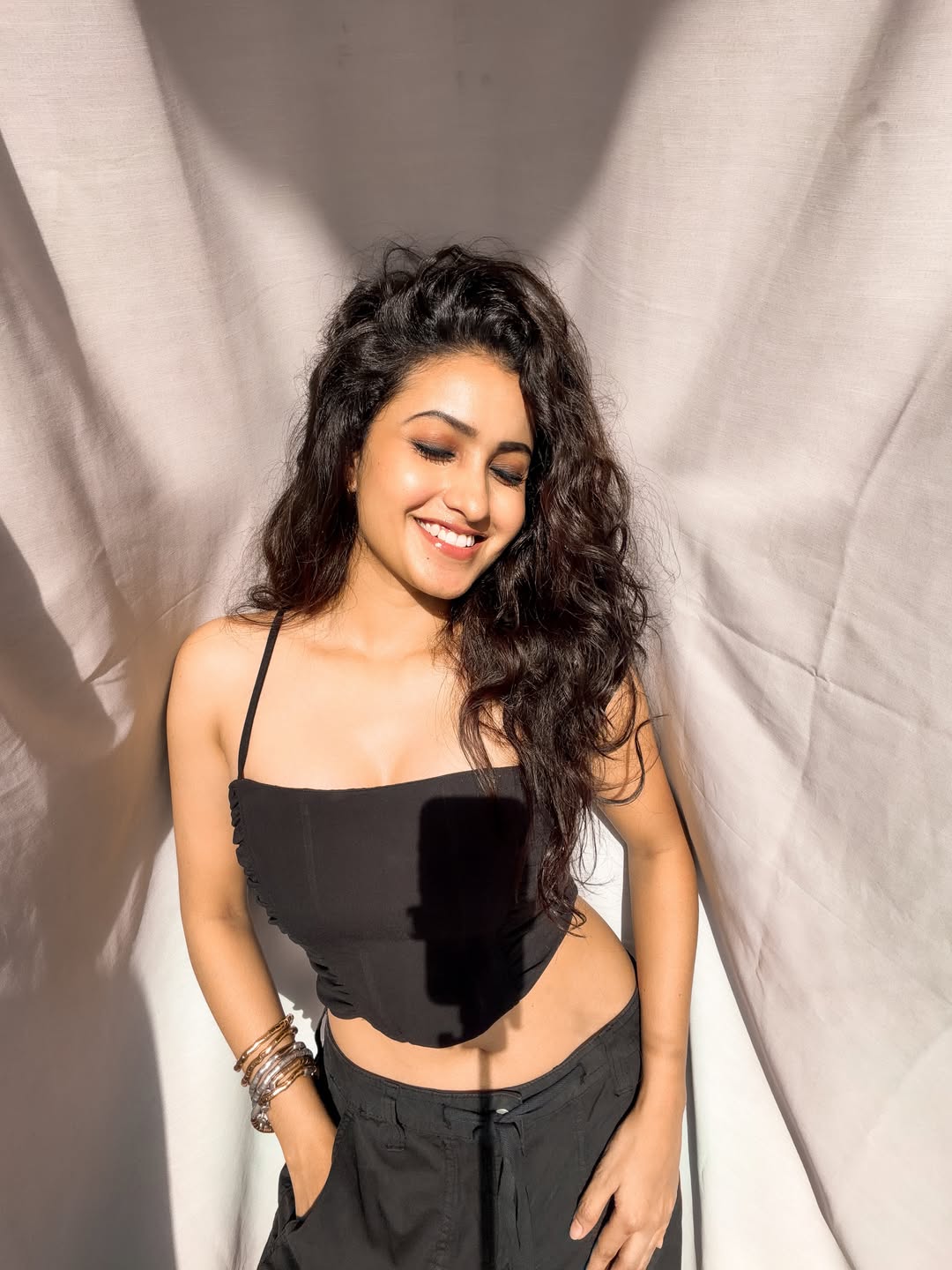 Deepika Pilli Sizzling Looks in Black Dress