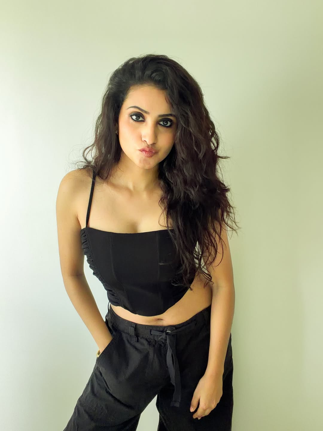 Deepika Pilli Sizzling Looks in Black Dress