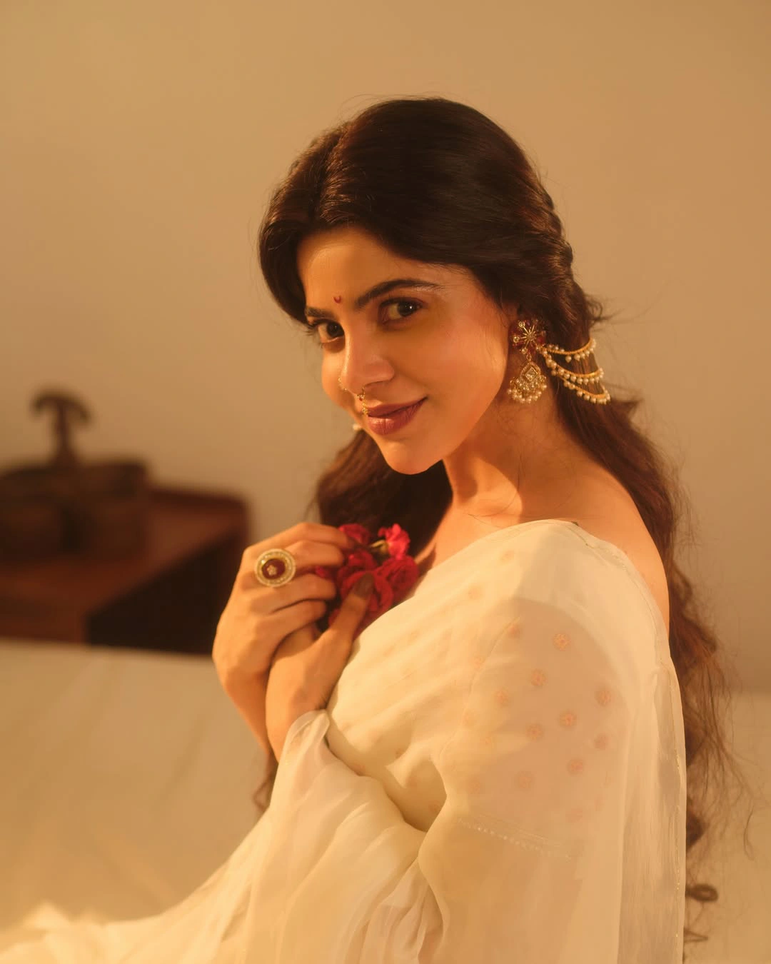 Divyabharathi Shines in Saree