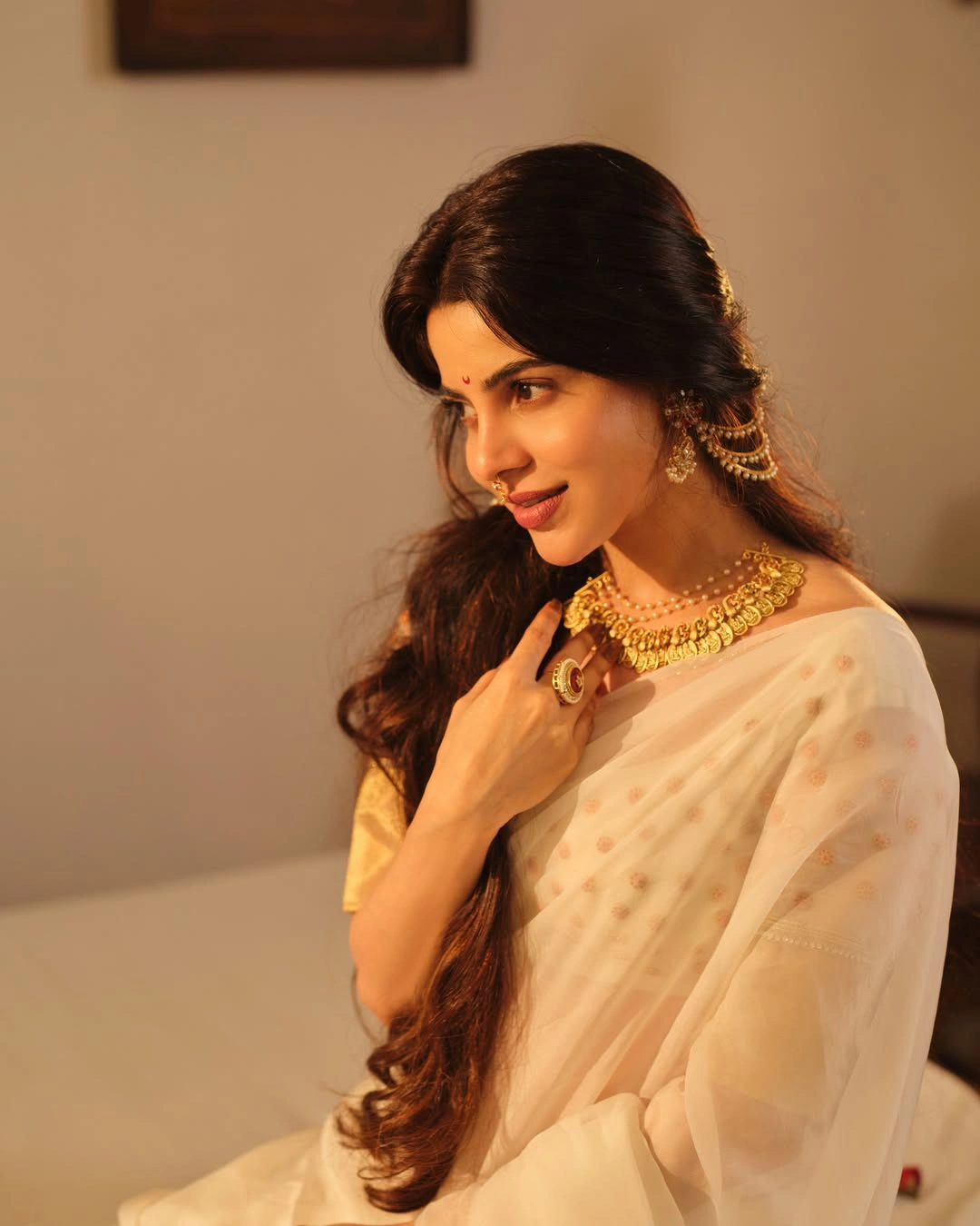 Divyabharathi Shines in Saree