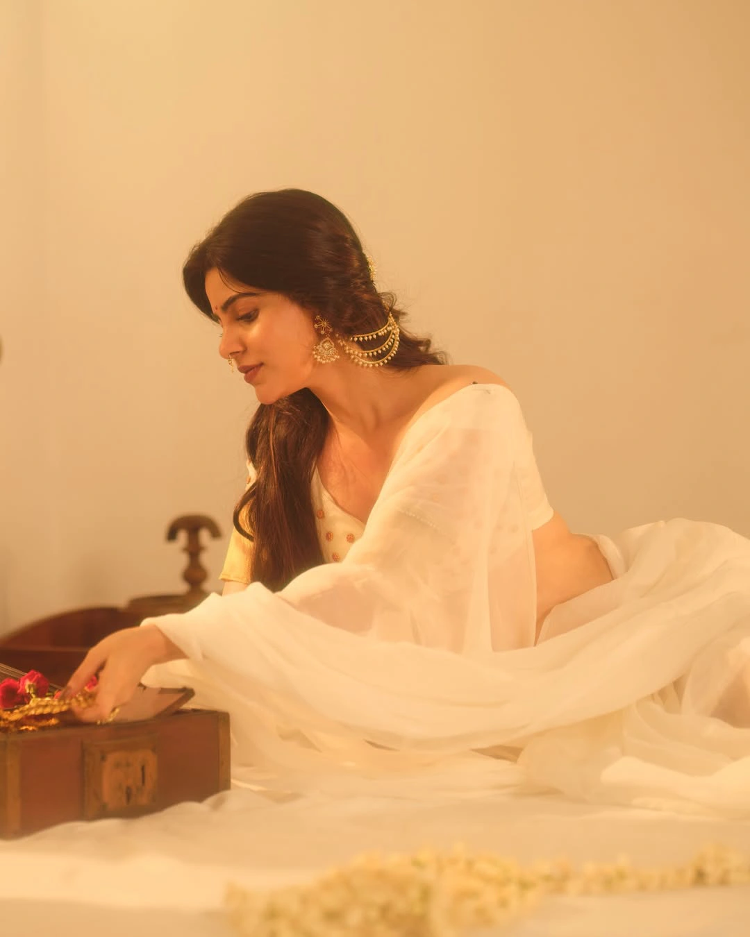 Divyabharathi Shines in Saree