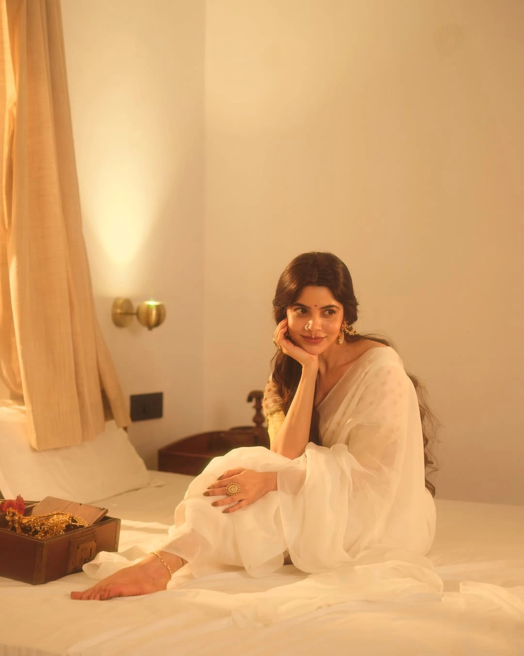 Divyabharathi Shines in Saree