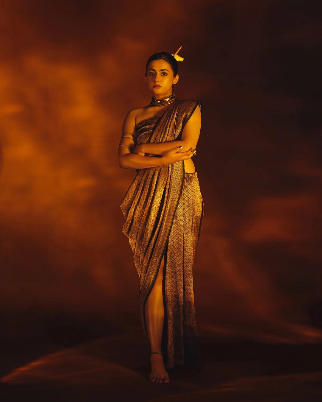 Femina George Malayalam Actress Acting in Allu Arjun Raaka Movie