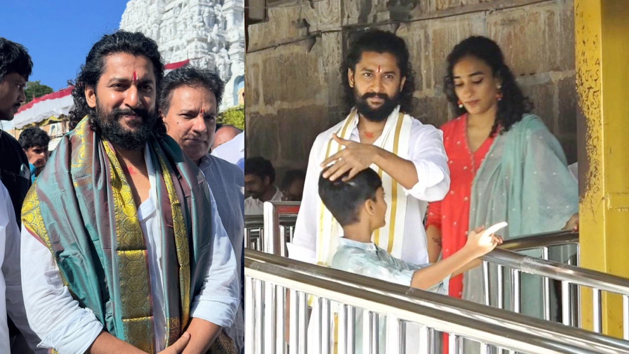 Hero Nani : తిరుమ‌ల శ్రీవారిని ద‌ర్శించుకున్న హీరో నాని.. కుటుంబంతో.. ఫోటోలు