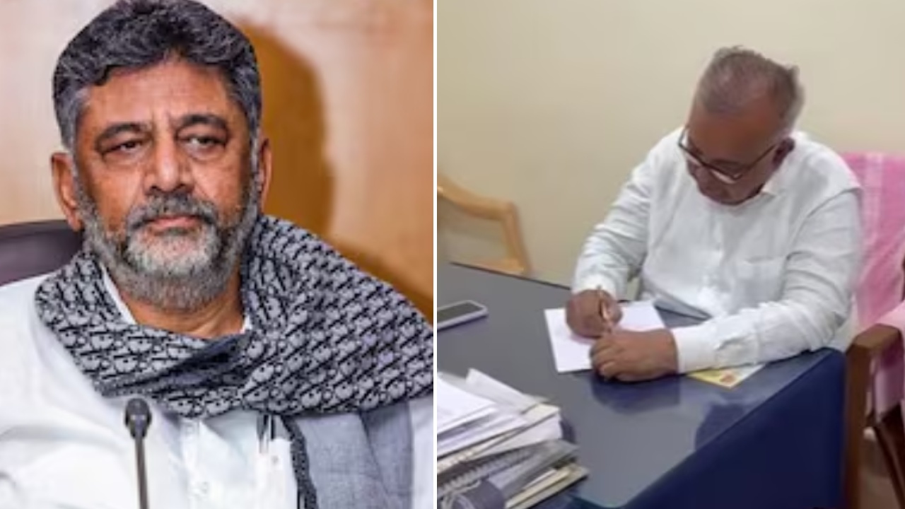Karnataka Politics : కర్ణాటక కాంగ్రెస్‌లో మళ్లీ టెన్షన్.. మొన్న మంత్రిగా ప్రమాణ స్వీకారం.. నేడు రాజీనామా.. డీకే సర్కారుకు ఆదిలోనే కుదుపు