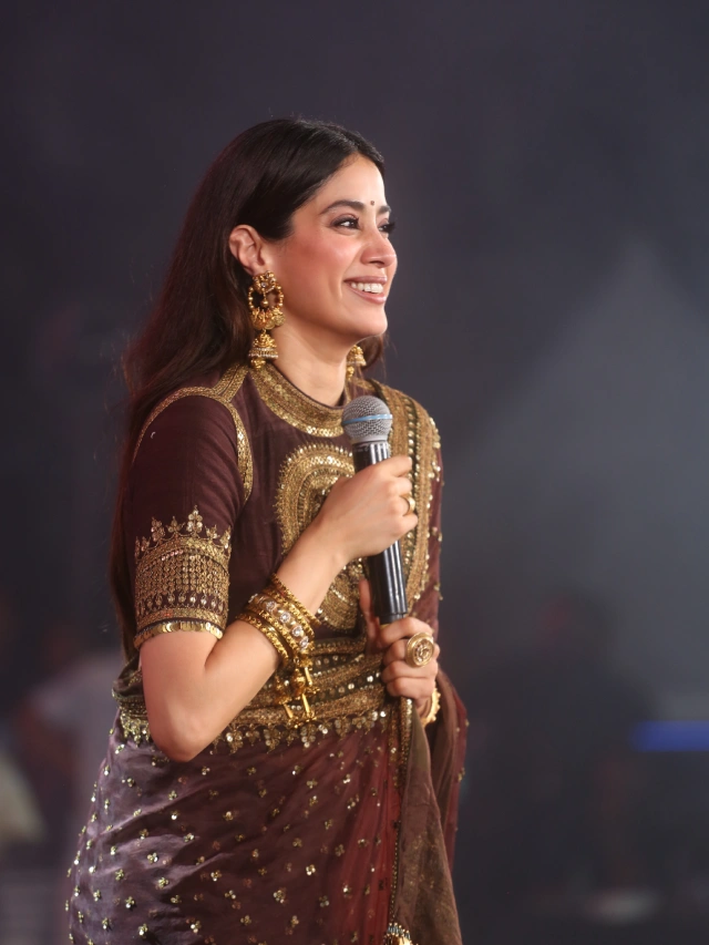 Janhvi Kapoor Photos from Peddi Pre Release Event