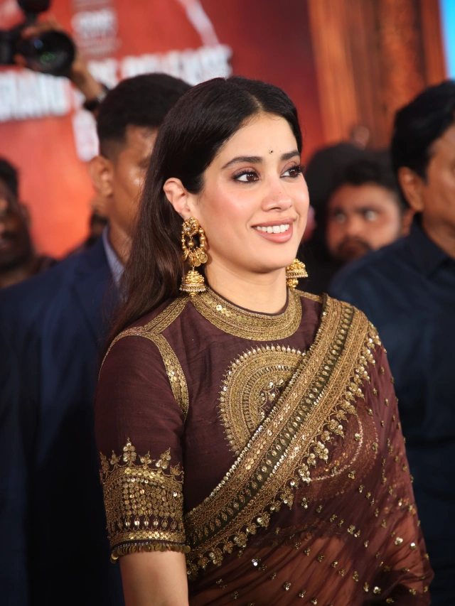 Janhvi Kapoor Photos from Peddi Pre Release Event