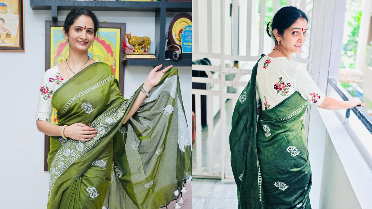 Jordar Sujatha : ప‌లుచ‌టి చీర‌, పూల జాకెట్టు.. జోర్దార్ సుజాత క్యూట్ ఫోటోలు..